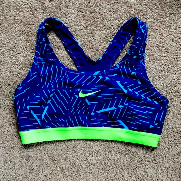 Nike Other - Nike Dri-Fit blue green sports bra